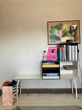 Vintage Mid Century 1x Brown Treston Palaset Cube LP storage Finland HABITAT