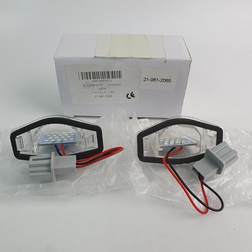 Led license number plate light - license,