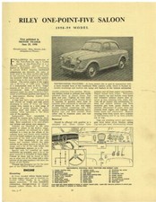 RILEY ONE-POINT-FIVE SALOON