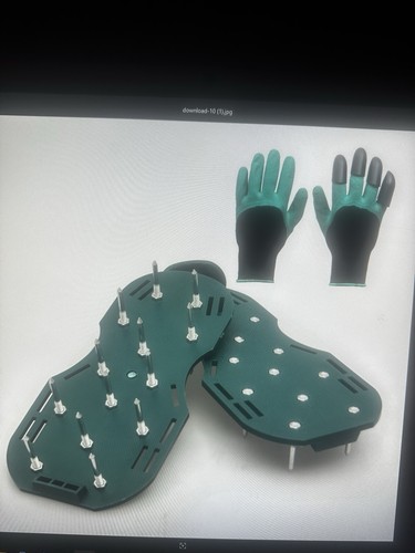 Lawn aerator shoes - aerator, spiked