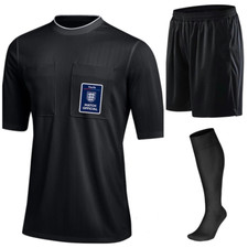Football Referee Kit : Jersey + Shorts + Socks + County or FA badge - RefsTech
