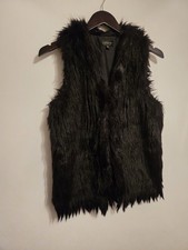 Topshop Shaggy Faux Fur Gilet