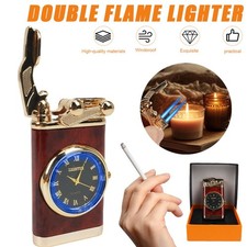 Lighter With Watch Flame Dual