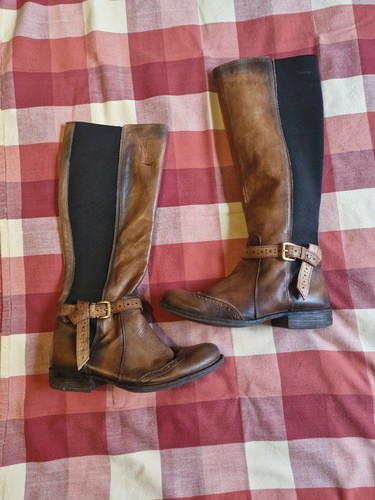 Next soft tan leather knee - next,