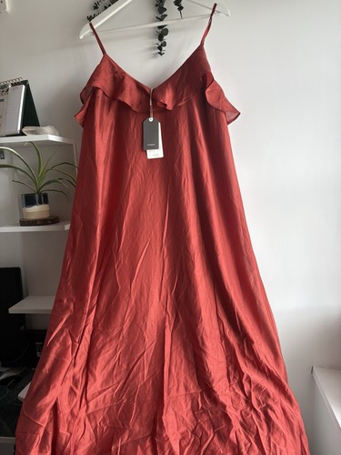 Primark rust orange ruffle - orange,