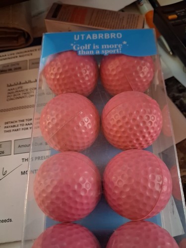 Foam practice golf balls - foam,
