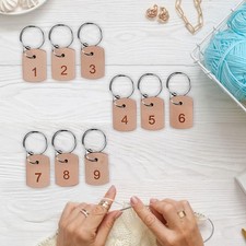 Knitting stitch markers - knitting, number