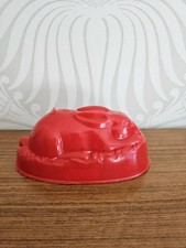 Vintage Red Rabbit Plastic