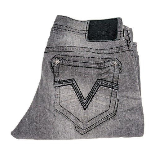 Affliction cooper grey jeans - cooper,