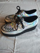 Iridescent Creeper Shoes with