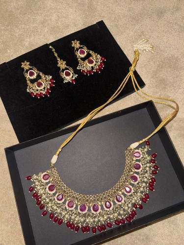 Deep pink gold statement - deep, &