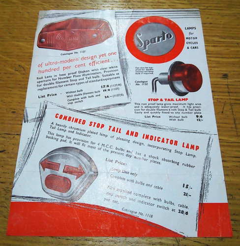 Sparto spare parts - sparto, list
