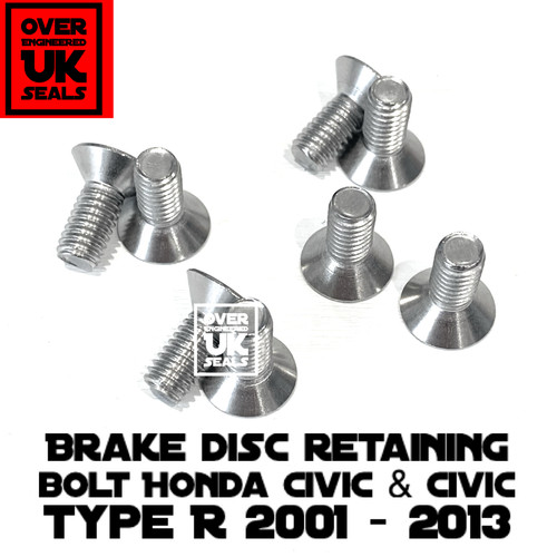 Brake disc retaining bolt