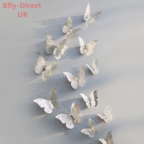 Pcs magnetic butterfly wall - 12,