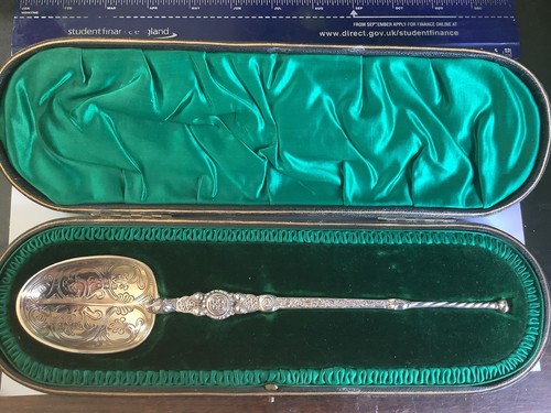 Antique solid silver anointing - silver,
