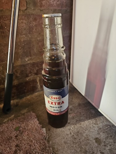 Esso vintage glass - esso, bottle