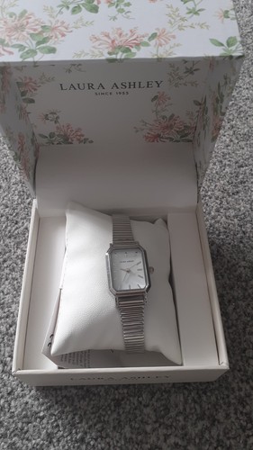 Laura ashley silver watch - laura,