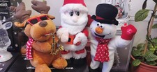 Animated Christmas Toys. Santa, Snowman Reindeer. Singing Dancing with Music