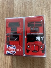London Bus Novelty Salt & Pepper Shaker Pots NEW
