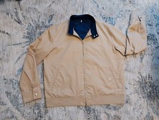 Lacoste Brown 4XL 60 P2P27" Mens Bomber Jacket Zipper