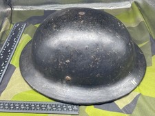 Original WW2 British Army Home Front Plasfort Fibre Helmet with Liner