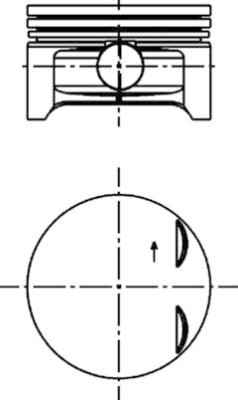 Kolbenschmidt 40383600 piston - kolbenschmidt,