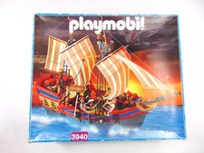 Vintage Playmobil Pirate Ship (3940) With original box and instructions