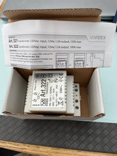 Videx power supply unit - videx,