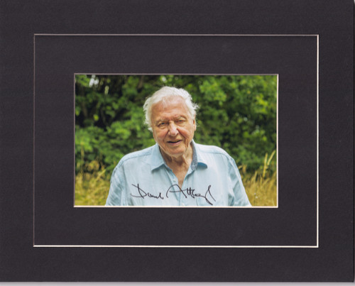 Sir david attenborough signed - david,