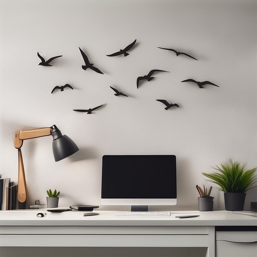 Seagull bird wall - wall,