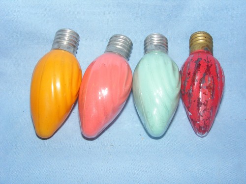 Christmas light bulb - bulb, vintage