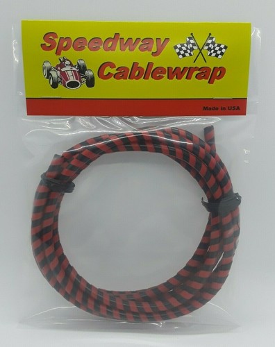 Red white speedway cable - white,