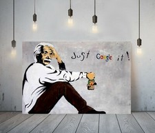 Banksy einstein just - einstein,