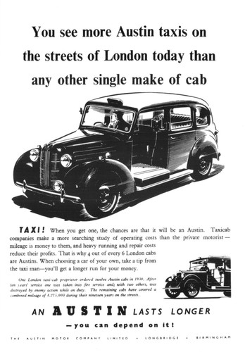 Mayfair postcard vehicles - mayfair,