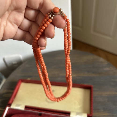 Vintage antique genuine - vintage, salmon