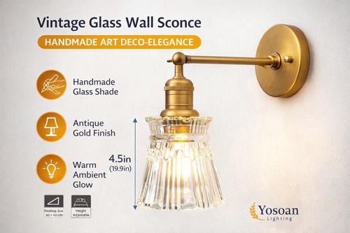 Wall sconce light vintage - wall,