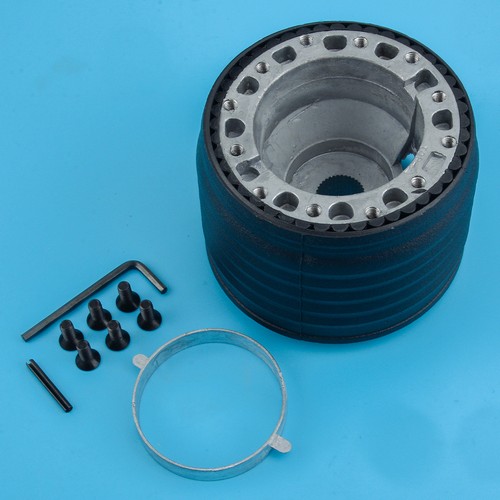 Black steering wheel hub quick - black,