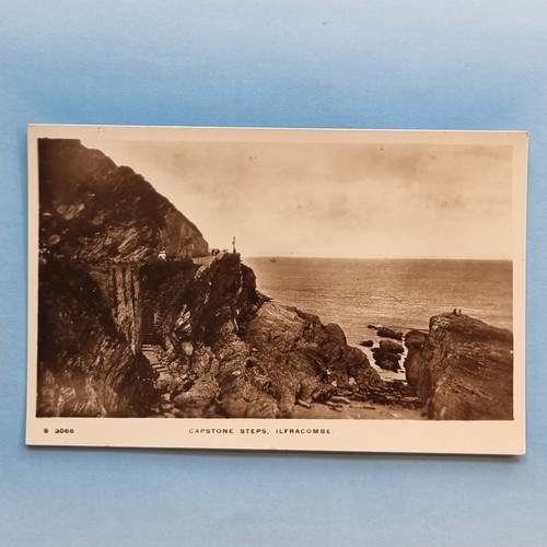 Ilfracombe postcard c1914 real - ilfracombe,