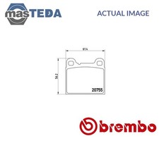P 86 002 BRAKE PADS SET