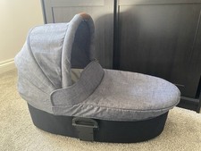 Mamas And Papas Sola2 Carrycot Denim marl Excellent Condition
