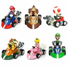 6Pcs/set Super Mario Kart Pull