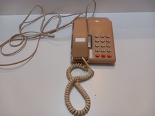 Vintage telephone retro Beige
