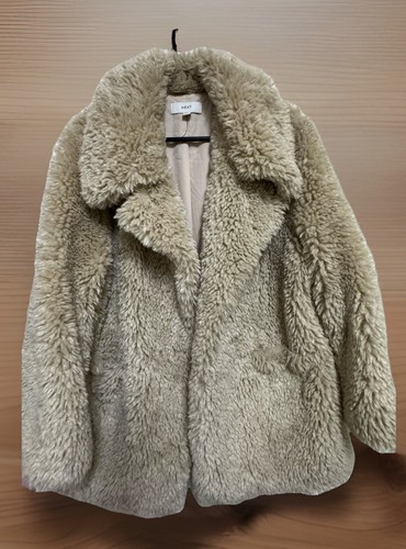 Next beige creamy teddy - , coat