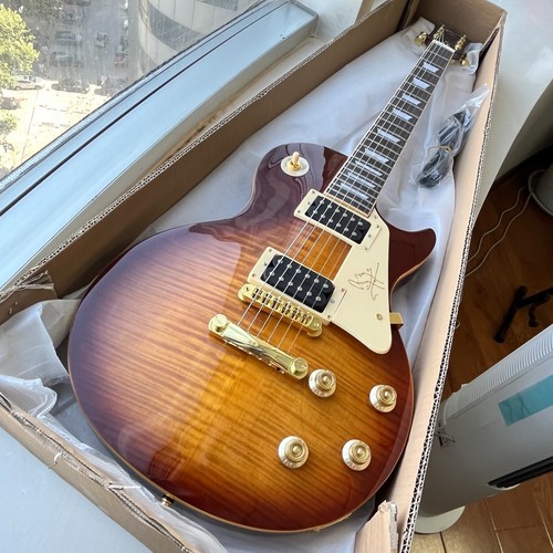 Vintage honey sunburst - sunburst, flamed