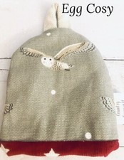 Sophie Allport Night Owl Egg Cosy - Stars Lining - Susie Watson Fabric Loop