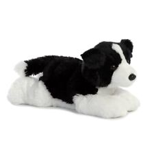 NEW AURORA 12" FLOPSIES PLUSH BORDER COLLIE DOG CUDDLY SOFT TOY SHEEPDOG TEDDY  