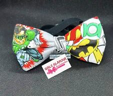 Green Lantern Bow Tie Neck Necktie Dickie Games Costume Comics Justice League 