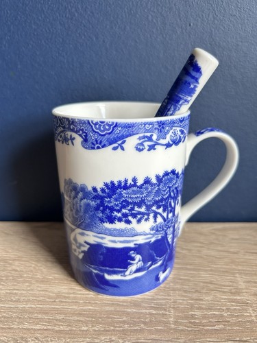 Spode italian mug and teaspoon - spode,