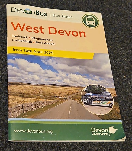 Devon bus timetable west - bus,