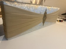 Gold crushed velvet - gold,